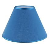 perfk E27 E27 Abat-jour de de LampeTable Forme en Cône pour Plafonnier Décoration Chambre Salon Couloir - Bleu
