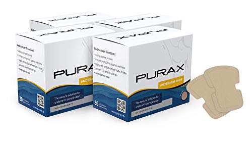 PURAX Pure Pads Lot de 4 x 30 coussinets Marron