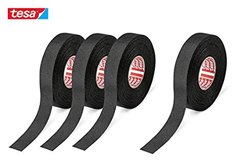 Boxiti - Cableado a Prueba de Calor, Cinta 4 Piezas - Cinta de arnés de Cable de Tela Pet Compatible con el Compartimiento del Motor de Mayor Calidad (Tesa 51026)