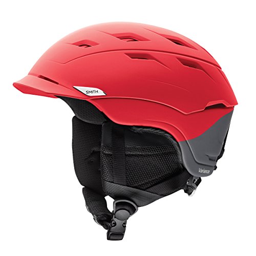 Smith Varianz Skihelm Herren Medium Matte Fire Split Red Smith Varianz Skihelm Herren Medium Matte Fire Split Red