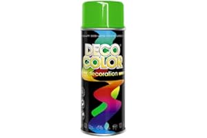 DECO COLOR DC Lackspray oder Grundierung glänzend 400ml nach RAL freie Farbauswahl (gelb-grün glanz RAL 6018)