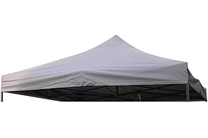 3x3 All Seasons Gazebos Spare Roof Canopy Metallic Grey
