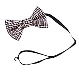 Mitlfuny Unisex Baby Kinder Jungen Zubehör Säuglingspflege,Neue Schuljungen scherzt Kinderhoundstooth-Hochzeits-Normallack-Krawatten-Krawatte