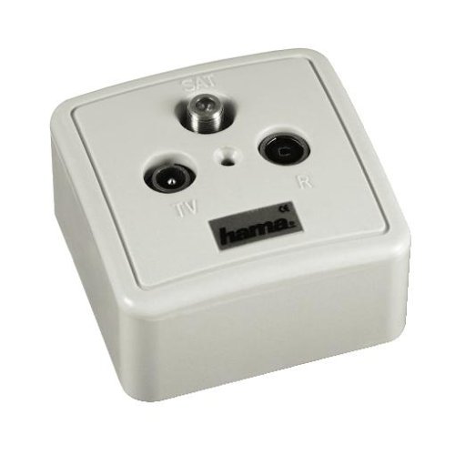 Preisvergleich Produktbild Hama SAT-Antennensteckdose Radio / TV