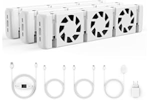 HOPPE'S Heizkörper Ventilator, Smarter Heizungsventilator für Heizungen und Unterheizungen, Langlebiger Heizkörperverstärker zur Erhöhung der Heizeffizienz, zum Sparen von Energie und Heizkosten, Trio Set