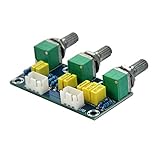 . Knob Abstand: 22,5 mm 3 Kanal Röhrenverstärker Audio Amplificador Preamp Tone Brett HiFi Bass Höhen Volume Control Board Subwoofer 2.1 Verstärker
