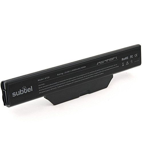 subtel® Qualitäts Akku (4400mAh) für HP Compaq 6720s 6730s 6735s 6820s 6830s HP 550 Compaq 510 511 515 516 610 615 HSTNN-IB51 (10.8V)* Notebookakku Laptopakku Ersatzakku Batterie - 2
