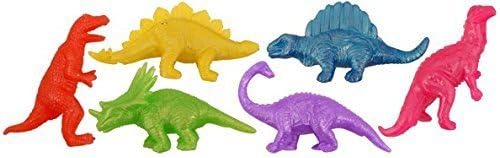 24 STRETCHY DINOSAURS Party Bag Toy Stocking Filler Stretch Animal Novelty Pinata Toy by The Toy Jar