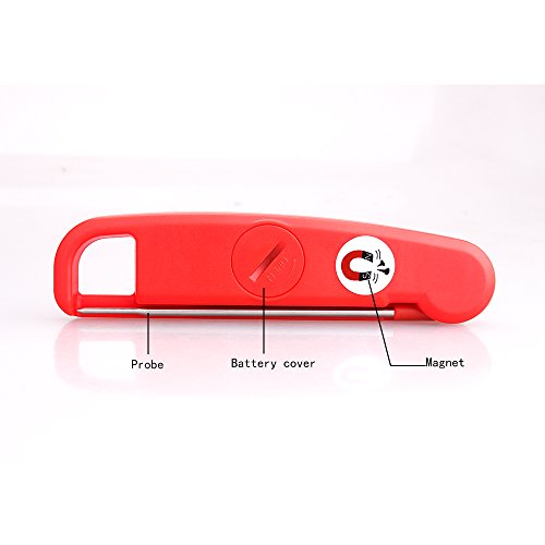 HooYL faltbares Bratenthermometer Fleischthermometer Küchenthermometer Augenblick Digital-Thermometer - 2