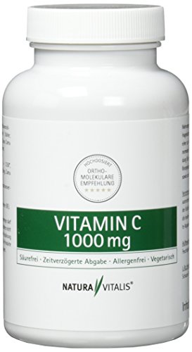 Preisvergleich Produktbild Natura Vitalis Vitamin C 1000 mg - Hochdosiert, 100 Presslinge