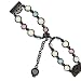 Produktbild Mumuj Night Luminous Perle Metallarmband Uhrenarmband-Handgelenkgurt, Parfüm Ersatz Watch Band Jewelry mit Schmuck Ersatzband für Fitbit Versa Lite (Schwarz)