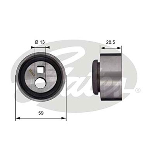 Preisvergleich Produktbild Gates T41130 Spannrolle, Zahnriemen