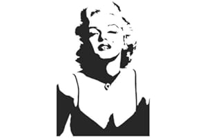 MARILYN MONROE (2) Airbrush, Wall Art , Paint Stencil, Genuine Mylar Re-Useable 125 micron by cfsupplies