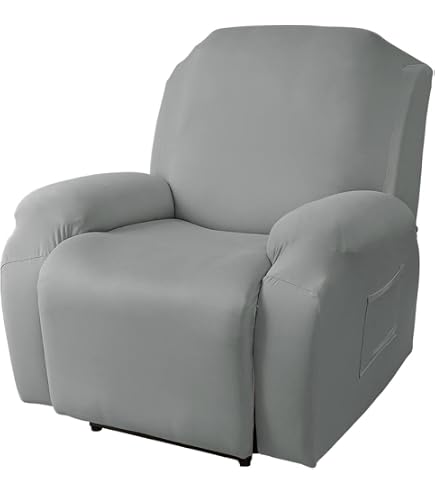 uyeoco 4 Pièce Housse De Fauteuil Inclinable, Doux Antidérapante avec Poche Latérale Housse Fauteuil Relax Electrique, Spandex Housse De Canapé Fauteuil Protege de Meubles Lavable (Color : #22 uyeoco 4 Pièce Housse De Fauteuil Inclinable, Doux Antidérapante avec Poche Latérale Housse Fauteuil Relax Electrique, Spandex Housse De Canapé Fauteuil Protege de Meubles Lavable (Color : #22
