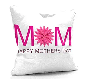 DreamVio Filled Cushion, Pillow for World's Best Mom,Pyari Mumma,Mummy,Gifts for Mom,Grandma on Birthday's & Mother's Day Color : White Size : 12 x 12 Inch Design 119