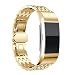 Produktbild Fitbit Alta Strap Bands, ihee echtem Smart Watch Band verstellbar Edelstahl Armband für Fitbit Laden 2 M gold