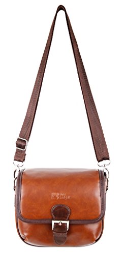Duragadget Housse modulable Aspect Cuir Marron pour Canon EOS 1300D  EOS 700D  EOS 750D  EOS M6  EOS M10  EOS M3  EOS 800D et EOS 77D appareils Photo