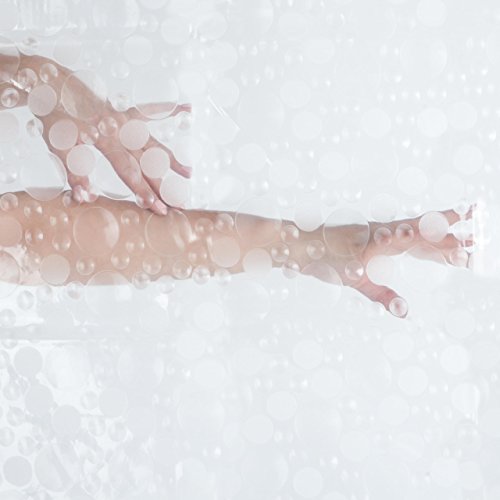 anaterra Duschvorhang transparent inkl. Ringe 180 x 200 cm