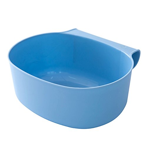 OUNONA Auffangschale für Küchenabfälle,21 x 17.8 x 9 cm,(blau)