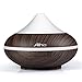 Produktbild Aiho Aroma Diffuser 200ML 5-IN-1 Utraschall Luftbefeuchter Oil Düfte Humidifier Aromatherapie Diffusor Holzmaserung (Dunkelbraun)