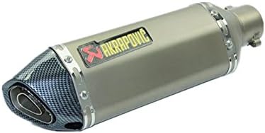Final Silencer Universal Akrapovic 51mm (silver body)