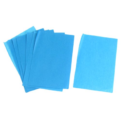 Sourcingmap Lady Cosmetic Facial Oil Blotting Paper Sheets, Blue/Green - 100-Piece