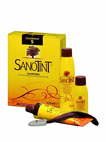 SANOTINT® Haarfarbe Nr. 05 „Goldbraun“ (125 ml) - 2