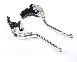 OLGA Yamaha R15 V3 Non-ABS Only (NOT for V1 and V2) Adjustable Brake Clutch Lever (Silver)