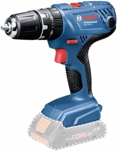 Bosch Professional 18V System Trapano-avvitatore con percussione a batteria GSB 18V-21 (coppia di serraggio max. 55 Nm, senza batt./caricabatteria)