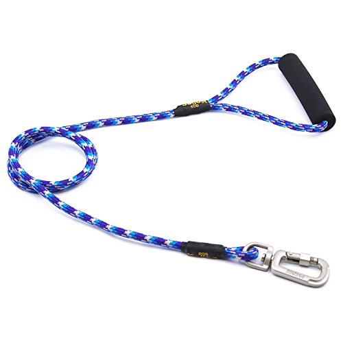 Helios-Outdoor-Durable-Safe-Adjustable-Patterned-Strong-Nylon-Rope-Dog-Leash-And-Collar-Set-Lead-With-Comfortable-Foamed-Handle-Great-For-Walking-Training-Hiking-Climbing