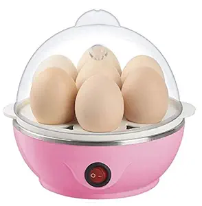 Afflatus Egg Boiler Electric Automatic Off 7 Egg Poacher for Steaming, Cooking Also Boiling and Frying, Multi Colour