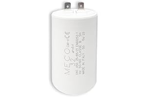 ROXOLID Condensateur 32 uF spécial Kärcher K7 9.085–095.0 - Nettoyeur Hautre Pression - 425V/450V/475V - Condensateur de Démarrage/Permanent avec Cosses 6,4mm - Très Haute Qualité et d'Origine