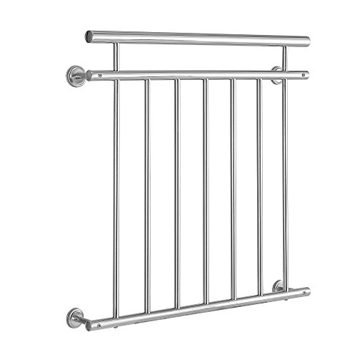 [casa.pro] Französischer Balkon 90x100cm Stahl Fenster Geländer Gitter Stabgeländer - 2