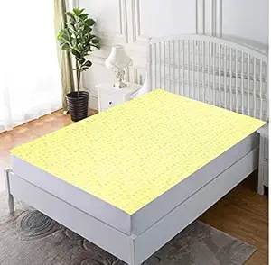 Guru Kripa Baby Products Bed Mattress Protector Mat Soft Plastic Sheet Waterproof Bed Sheet PVC Rubber Sheet Noiseless Reusable Bed Protector PVC Pad for Kids and Adults 170 X cm X 135 cm White 1 Pcs