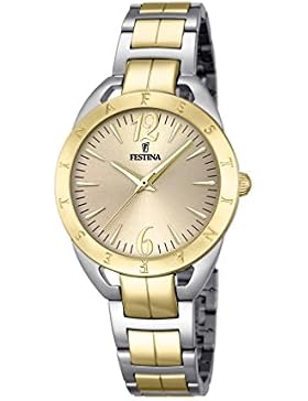 Festina Damen-Armbanduhr Analog Quarz Edelstahl F16933/1