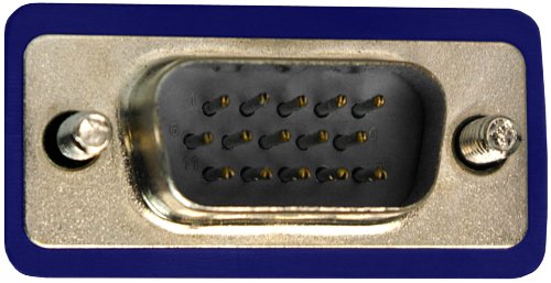 mumbi High Quality VGA Kabel FERRIT 15polig Stecker / doppelt geschirmte Koax RGB Leitungen / 10m Monitorkabel mit Ferrite - 5