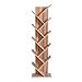 Produktbild Mobili Rebecca® Bücherregal Regal 10 Einlegeböden hellbraun Holz Urban Wohnzimmer Schlafzimmer (Code RE4797)