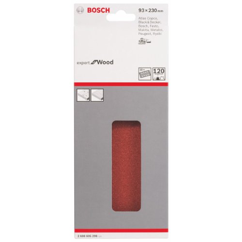 Bosch Schleifblatt C430 Expert for Wood+Paint 93x230mm Korn 120, 10 Stk. - 2