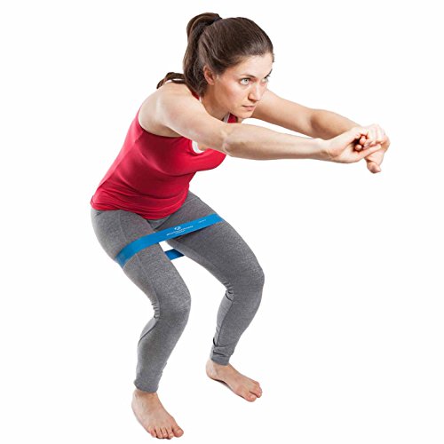 Fitnessbändern »Hector« – Gymnastikbänder / Loops für Yoga, Pilates, Reha-Sport Physio-Gymnastik – Für Männer & Frauen – Hergestellt aus natürlichem Latex – geschlossene Sportbänder mit ca. 60cm Umfang & 5cm Breite. Das idleae Übungsband / Widerstandsband / Miniband / Gymnastikband für CrossFit Pilates Fitness Muskelaufbau Yoga & Therapie – Training für den gesamten Körper (Bauch Beine Arme Hintern Po) - 5