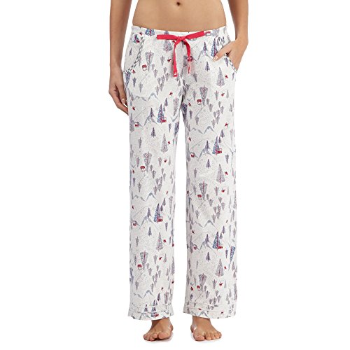 Mantaray Womens Cream Ski Print Pyjama Bottoms 20