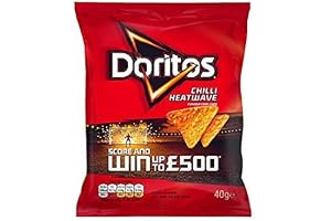 Doritos Chili Heatwave tortilla chip 40 g (förpackning med 32 x 40 g)