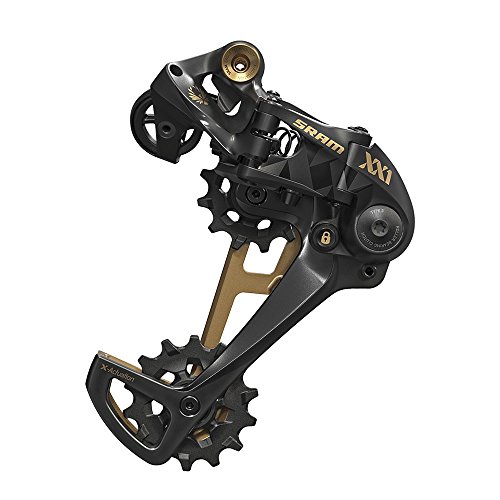 Sram XX1 Eagle Tipo 3 Deragliatore Posteriore a 12 velocità, Nero, Unisex, XX1 Eagle, Gold