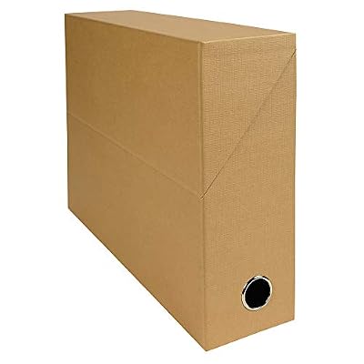 Exacompta 89528E Boite transfert toilée 9 cm Havane