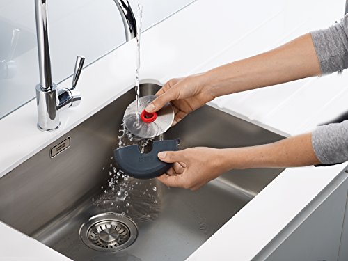 Joseph Joseph 20038 Disc Leicht zu reinigender Pizzaschneider Edelstahl, 12,1 x 10,8 x 2 cm, grau - 5