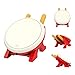 Produktbild MoKo Drum Controller for Nintendo Switch, Drum Sticks Controller Set for Nintendo Switch Motion Sensing Game Taiko Drum Master Accessories for N- Switch Version – Red & White