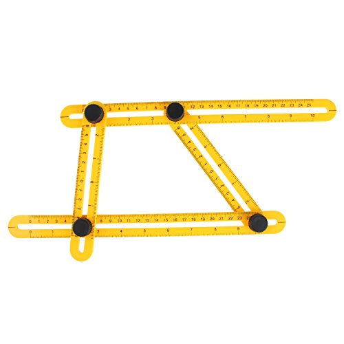 Aonesy Multi Angle Messlehre Allgemeine Messwerkzeuge für Toolbox 2 Pack Gelb - 5