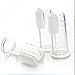 Safety Soft Silicone Baby Infant Oral Massager Brush Tongue Cleaner Tooth Brush With Scraper Finger Cover Toddler Tongue Scraper Tools [ 5 pcs ]