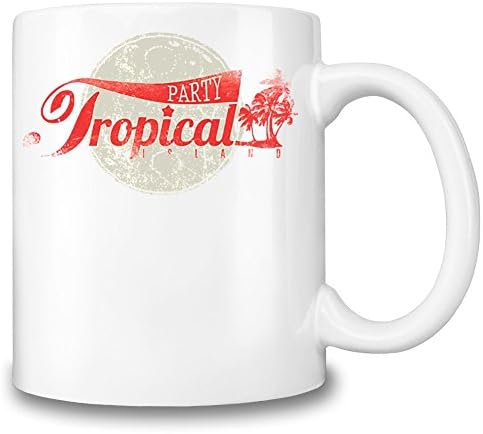 Tropical Party Coffee Mug Ceramic Coffee Tea Beverage Kitchen Mugs By Mama Brand