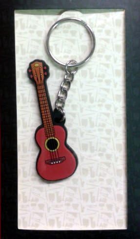 3D PVC Ukulele Keyring