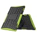 Produktbild TenYll Huawei MediaPad M3 Lite 10 Hülle, 2in1 Silikon Rückseite Schutzhülle,Heavy Duty Tough Rugged Shock Proof Case,Mit Halterung Doppeltem Schutz Cover für Huawei MediaPad M3 Lite 10 -Grün